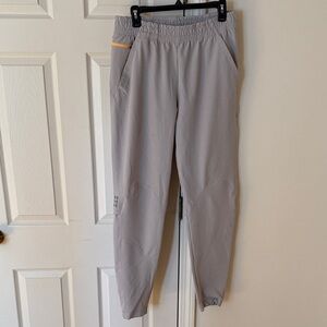 Under Armour Gray Joggers with Orange Accent